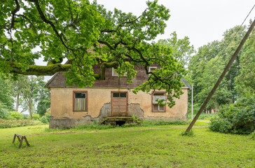 stone mansion in estonia europe