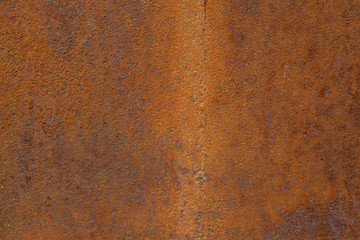 Old rusty metal texture. Closeup. Background Copy space