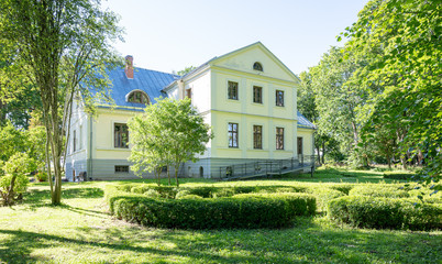 stone mansion in estonia europe