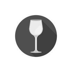 Flat design Zinfandel Wine Glass