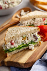 Chicken Salad Sandwich on Whole Wheat Bread