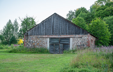 old house in estonian village