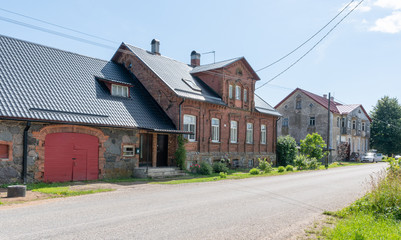 old house in estonian village
