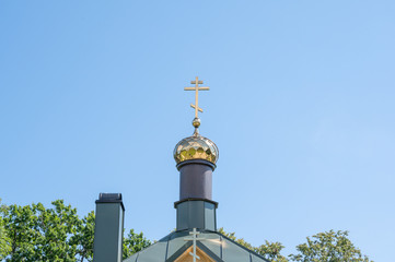 Fototapeta na wymiar russian church in estonia