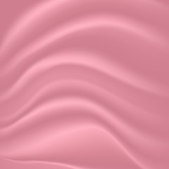 Rose draped silk fabric texture. vector illustration