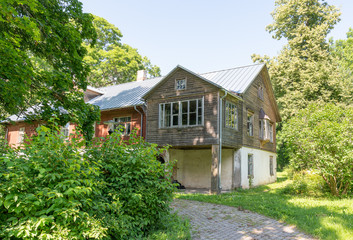 old house in estonian village