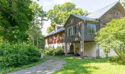 old house in estonian village