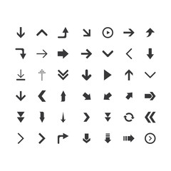 Collection of arrows icon logo