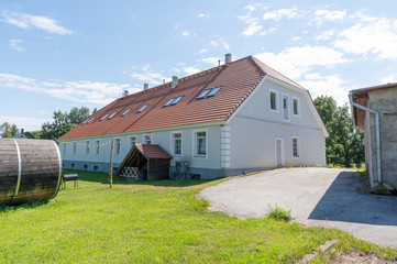 Fototapeta na wymiar old manor in estonia europe