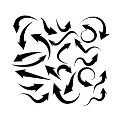 hand drawn arrow collection