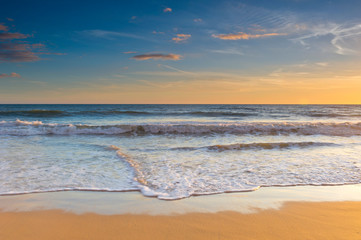 Sunset, Praia da Falesia, Falesia Beach, Algarve, Portugal