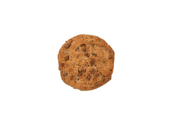 Cookies on a white background.