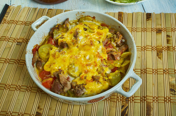Tex Mex  turkey and Zucchini
