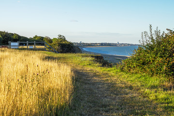 beach and sand dunes at Lowestoft Suffolk