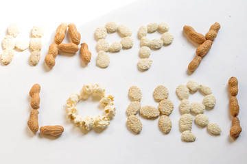 peanuts and sesame seeds chikki on occasion of Lohri festival of India