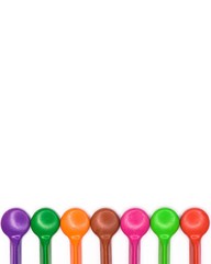 chokes for paper drawing for kids in row