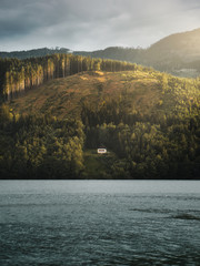 Goldene Stunde am Millstätter See, Österreich