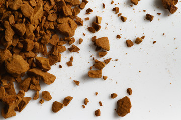 Macro of coffee granules