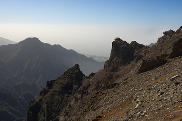 Volcano crater, La Palma, Canary Isles