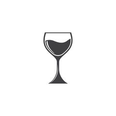 wine glass icon vector illustration