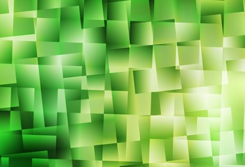 Light Green, Yellow vector texture in rectangular style.