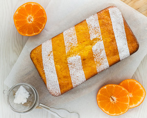 Homemade Clementine Loaf Cake