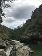 river in the mountains