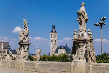Fototapeta na wymiar Baroque Statues Gallery, Kutna Hora, Central Bohemian Region, Czech Republic