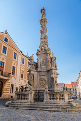 Fototapeta na wymiar The Plague Column of the Virgin Mary Immaculate, Kutna Hora, Central Bohemian Region, Czech Republic