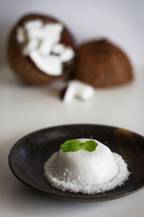 Homemade Coconut Panna Cotta