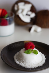 Homemade Coconut Panna Cotta
