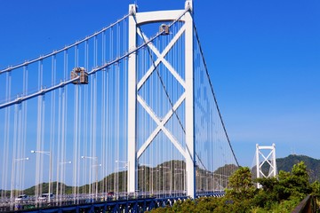 Fototapeta premium 因島大橋（大浜PAより向島方面を見る） 広島県尾道市因島