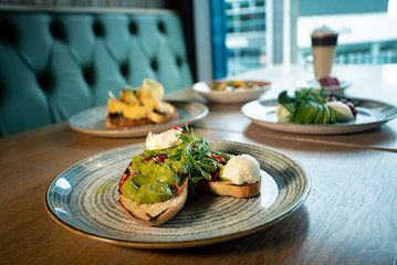 Avocado and poached egg