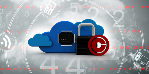 3d rendering microchips with copyright protection lock
