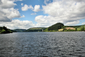 A view of Lake Vyrnwy