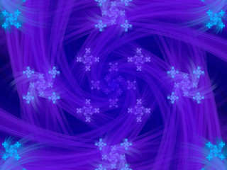 Fractal patterns with purple swirls  for wallpaper, background