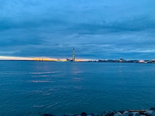 view of the port of barcelona