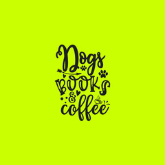 Dogs books & coffee
