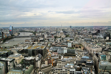 Naklejka na ściany i meble An aerial view of London