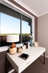 A bright workroom in a luxury house