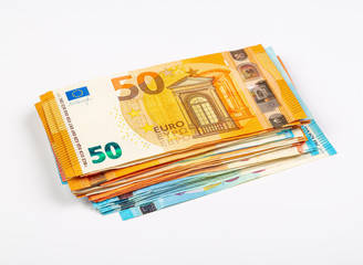 Liasse de billets de banque en euros