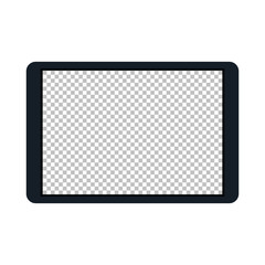 tablet device technology on white background vector illustration design