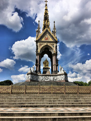 Fototapeta na wymiar The Albert Memorial in London