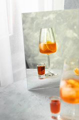 Summer cocktail Aperol Spritz 