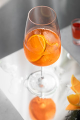 Summer cocktail Aperol Spritz 