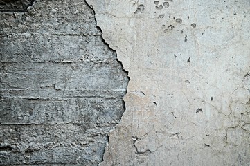 Concrete wall.  construction and renovation theme