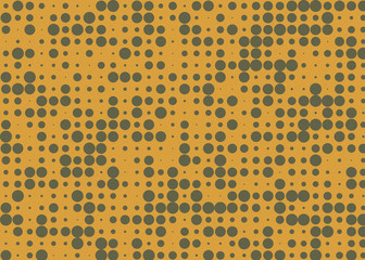 Abstract Color Halftone Dots generative art background illustration