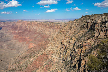 Views of the South Rim of the Grand Canyon, Arizona, USA
