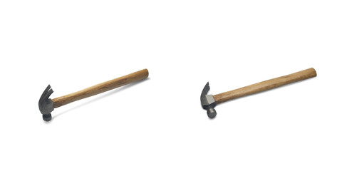 steel head hammer with wooden handle