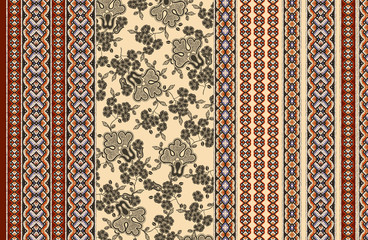 Abstract Creative ethnic style seamless pattern modern abstract seamless geometric pattern